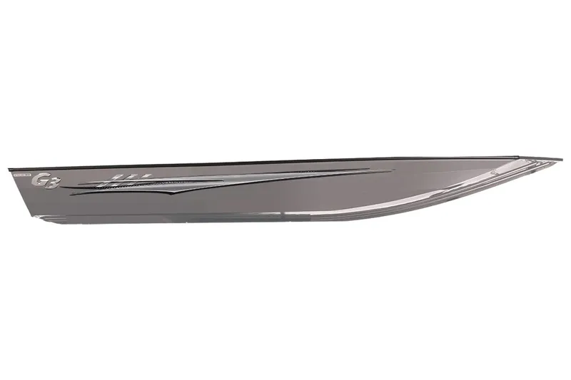 Slide: The Image of Side view of G3 Sportsman 1710 SE boat hull, 2026 model. - 20