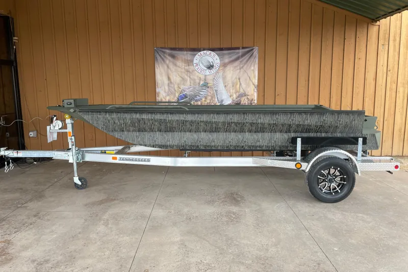 The Image of 2026 Reaper Boats 753 Timber Reaper on trailer, displayed outdoors. - 0