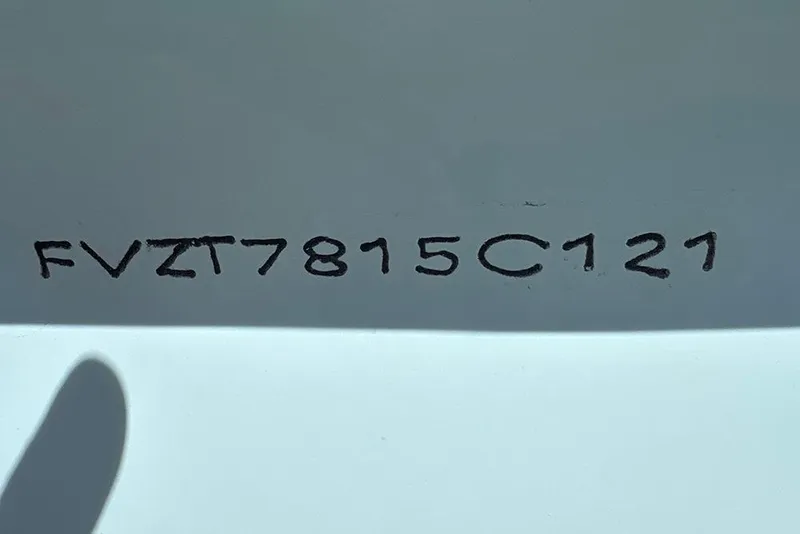 Slide: The Image of Hull identification number on 2021 Bulls Bay 2200 boat. - 27