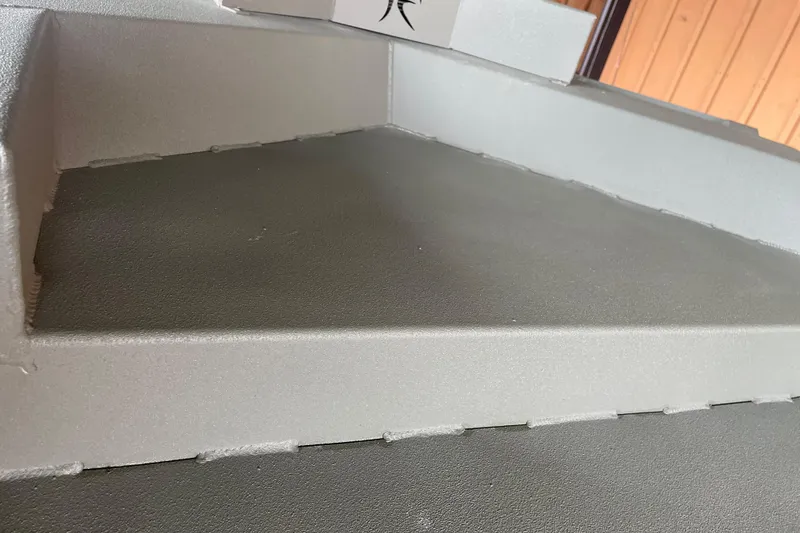 Slide: The Image of 2026 Reaper Boats 653 Timber Reaper interior detail, showcasing sleek design and craftsmanship. - 12