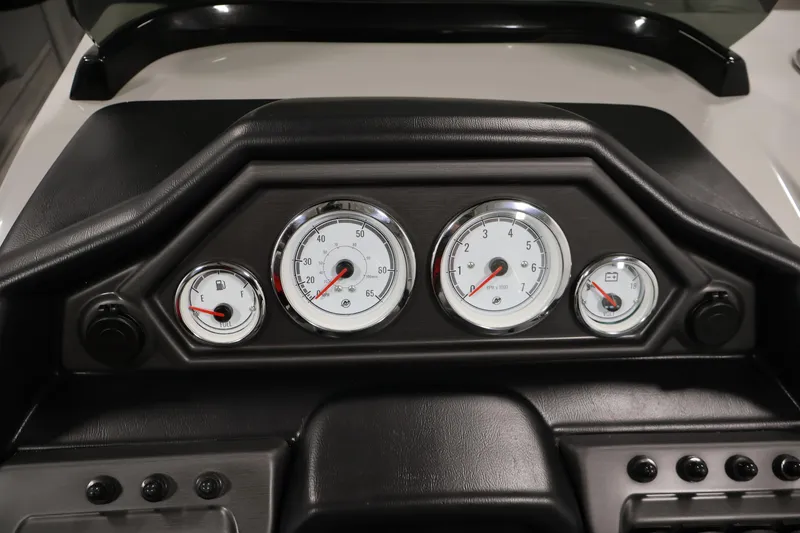 Slide: The Image of Dashboard of 2025 Bentley Pontoons 223 Swingback with gauges and controls. - 22