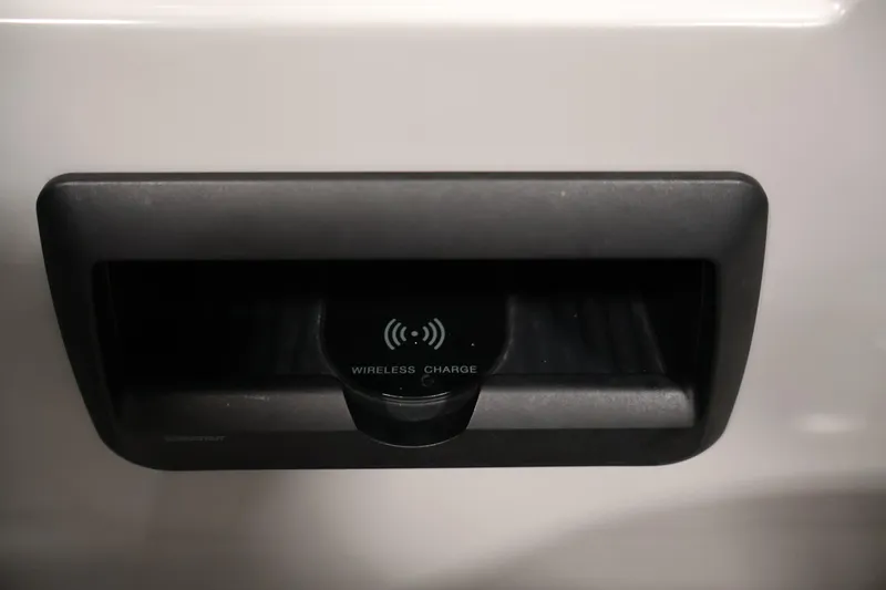 Slide: The Image of Wireless charging station on 2025 Bentley Pontoons 223 Swingback. - 27