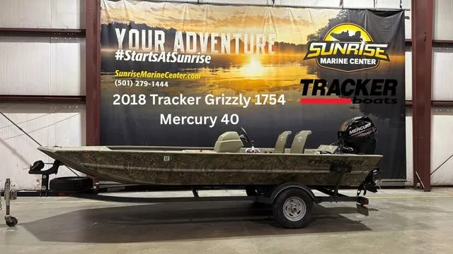 The Image of Tracker Grizzly 1754SC W/ Mercury 40 2018 - 1