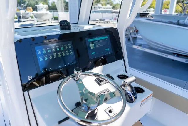 Slide: The Image of Sportsman Masters 247OE Bay Boat 2026 - 26