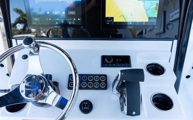 Slide: The Image of Sportsman Masters 247OE Bay Boat 2026 - 26