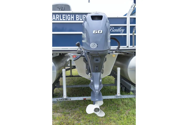 Slide: The Image of 2022 Bentley Pontoons Lil Bentley 180 Fish with Yamaha 60 outboard motor. - 5