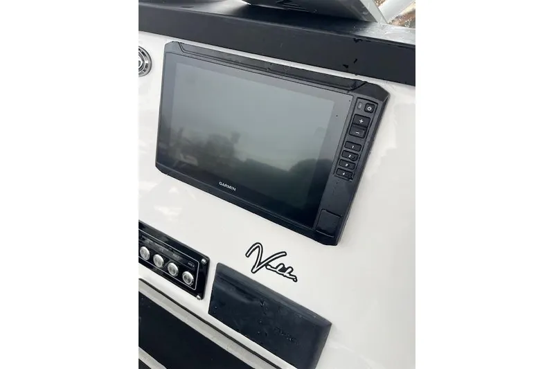 Slide: The Image of Garmin display on 2024 Sea Fox 248 Commander boat dashboard. - 15