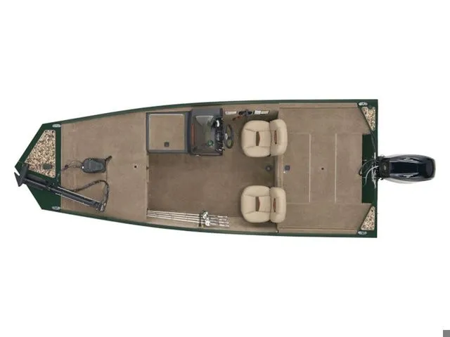 The Image of Aerial view of 2026 Tracker Bass Tracker Classic Limited boat. - 1