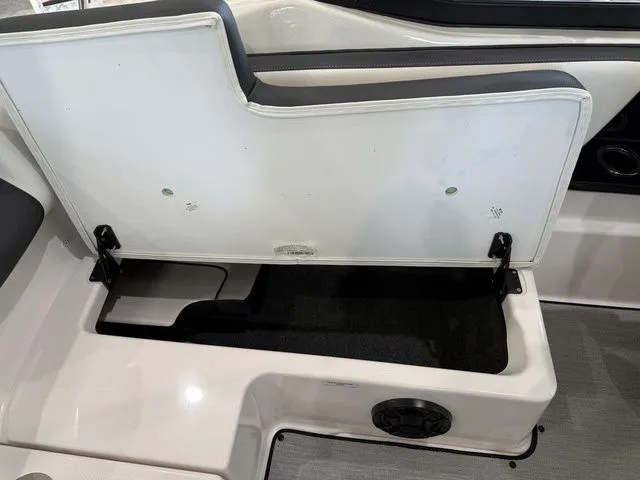 Slide: The Image of Storage compartment in Yamaha SX195 boat, 2025 model. - 13