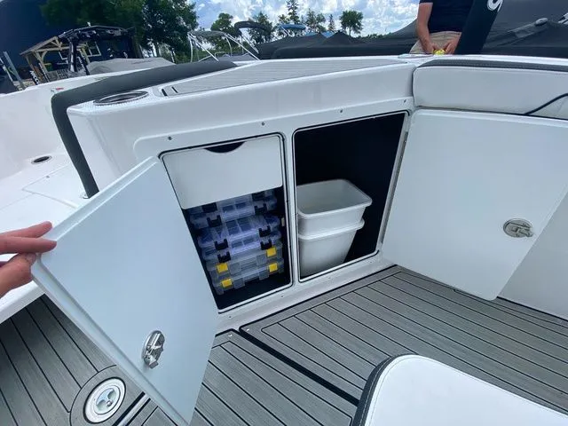 Slide: The Image of Storage compartment in 2024 Yamaha Boats 255 FSH Sport H. - 20