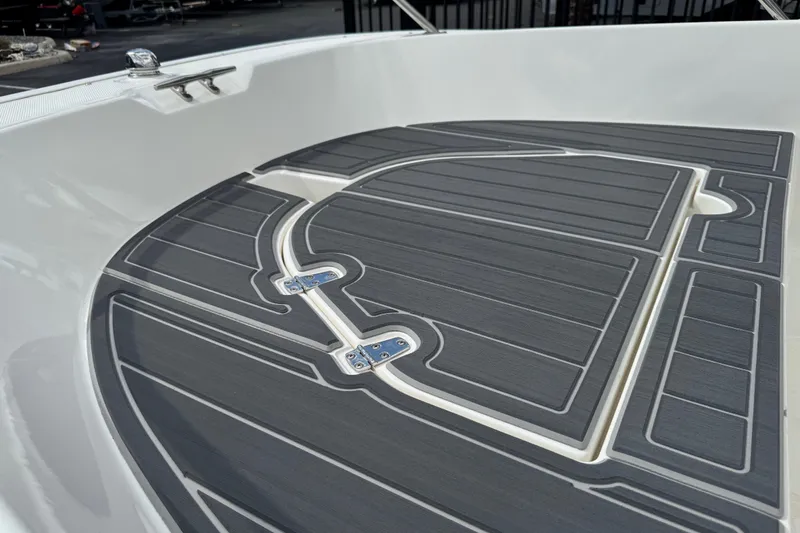 Slide: The Image of 2017 Boston Whaler 170 Super Sport deck with sleek, modern design and durable materials. - 40