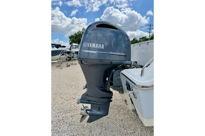 Slide: The Image of 2018 Sea Hunt Gamefish 27 with Yamaha four-stroke outboard motor. - 40