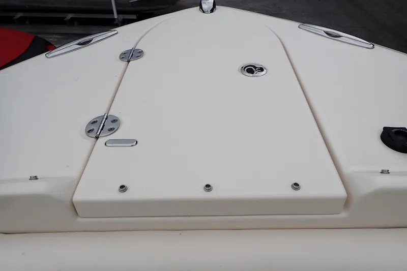 Slide: The Image of 2016 Grady-White Freedom 275 boat deck with hatch and fittings. - 67