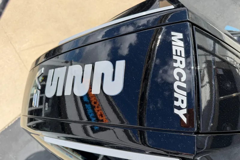 Slide: The Image of Mercury engine on Crest Conquest 230 SLSC, year 2026. - 13