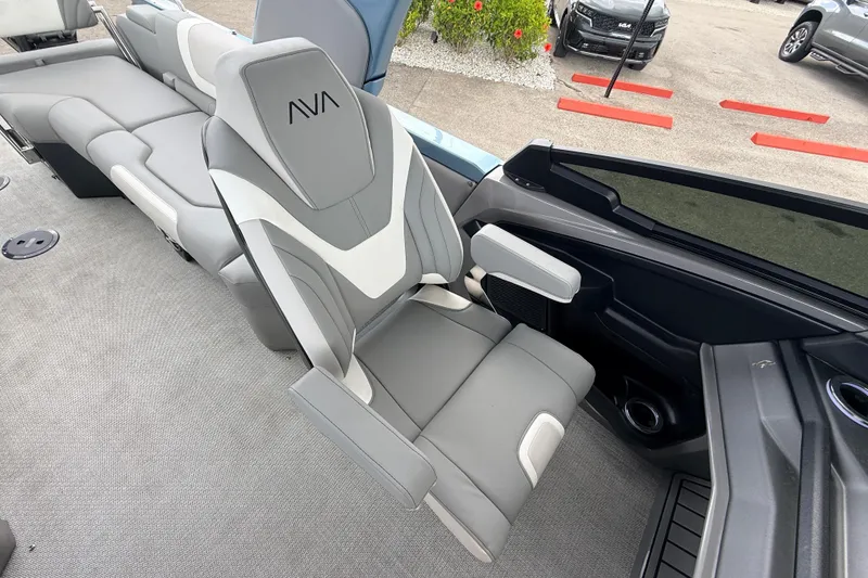 Slide: The Image of Luxurious seating in 2026 Avalon 2 boat, featuring modern design and comfort. - 39