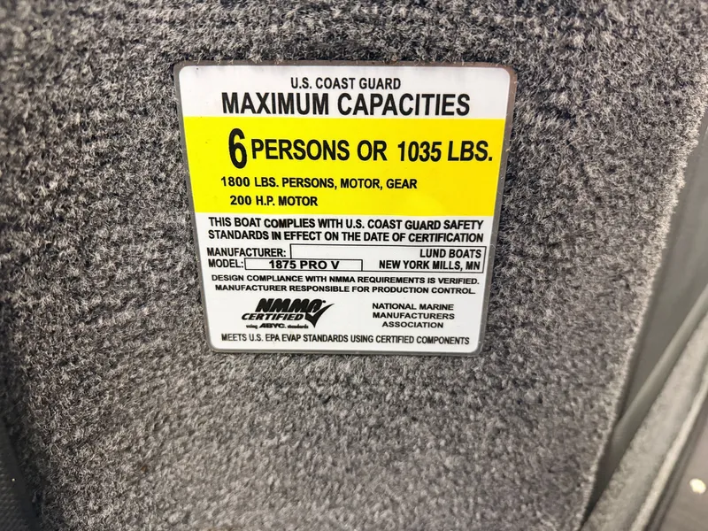 Slide: The Image of Lund 1875 Pro-V & 200HP Mercury ProXS - $49,995 2022 - 80