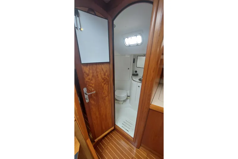 Slide: The Image of Aft head and shower. - 67