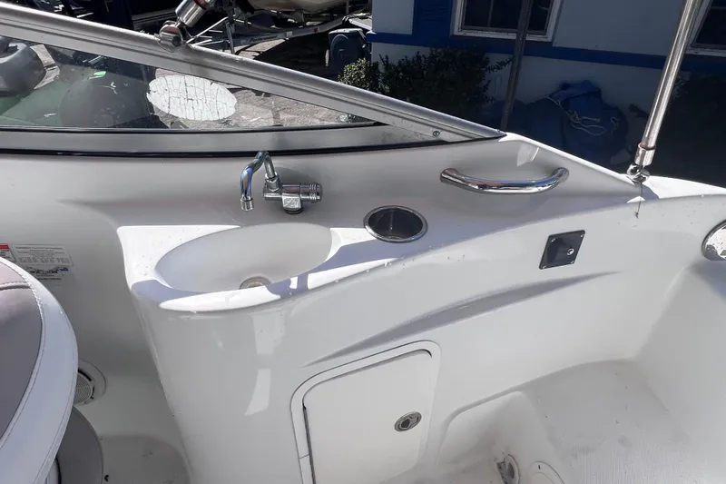Slide: The Image of 2012 SouthWind 212 SD boat interior with sink and faucet. - 12
