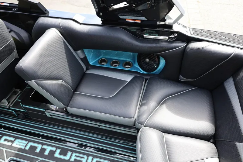 Slide: The Image of Luxurious interior seating of 2021 Centurion Fi23 boat with sleek design and premium materials. - 44