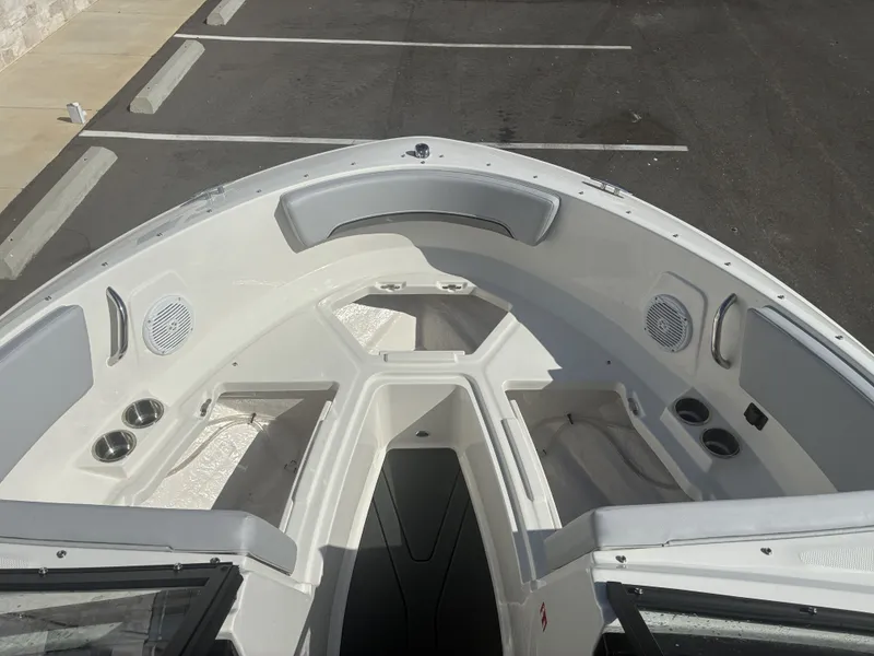 Slide: The Image of Interior view of Bayliner V20 boat, model year 2026. - 8