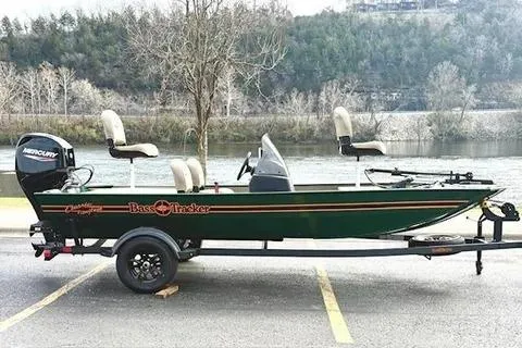 The Image of 2026 Tracker Bass Tracker Classic Limited boat parked by a river. - 0