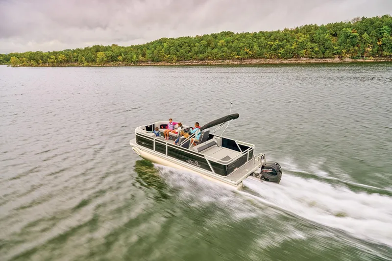 Slide: The Image of Sun Tracker Party Barge 22 RF DLX 2026 - 71