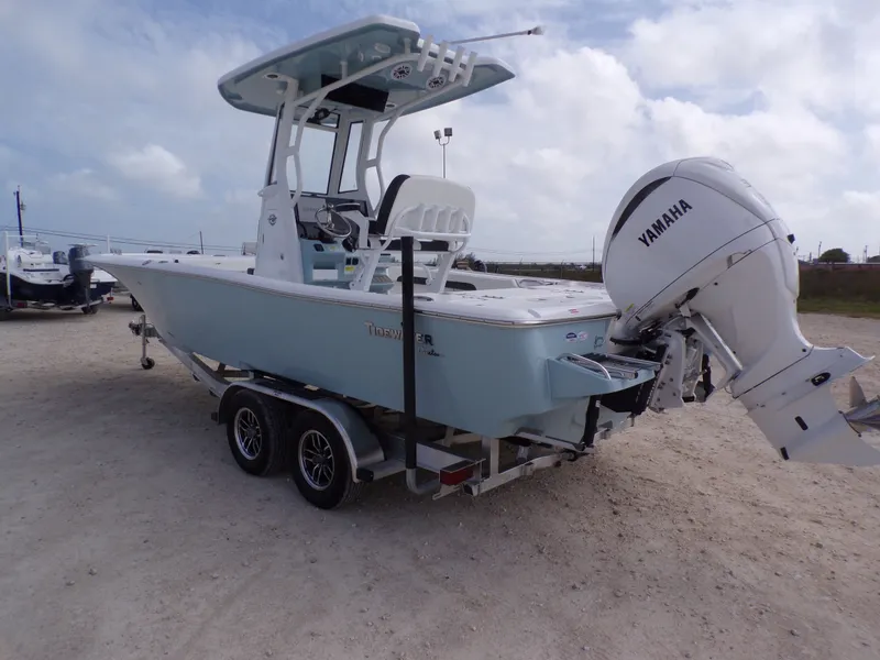 Slide: The Image of 2026 Tidewater 2500 Carolina Bay boat with Yamaha outboard motor. - 18