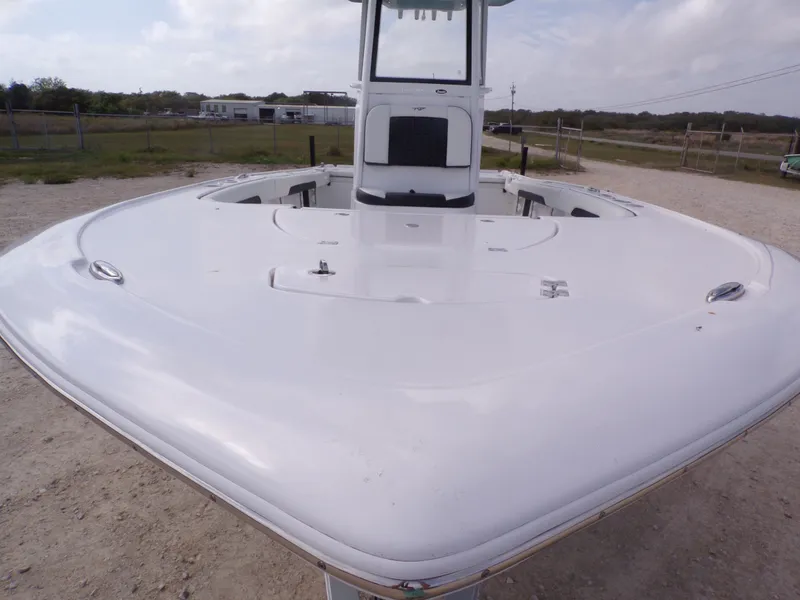 Slide: The Image of 2026 Tidewater 2500 Carolina Bay boat on dry land. - 20