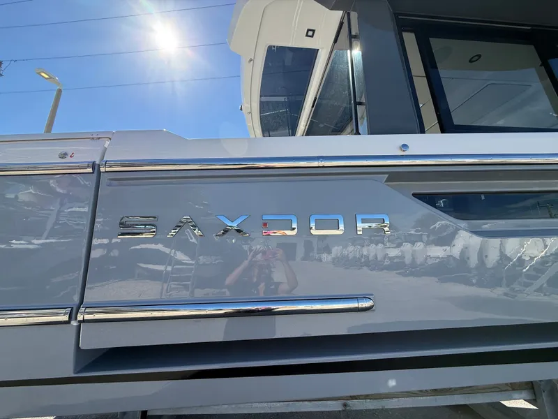 Slide: The Image of Close-up of the Saxdor 400 GTC with shiny logo and modern design. - 4