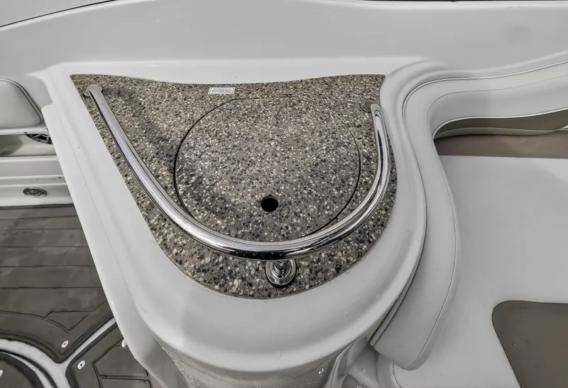 Slide: The Image of Crownline 264 CR 2019, sleek deck design with granite surface. - 27