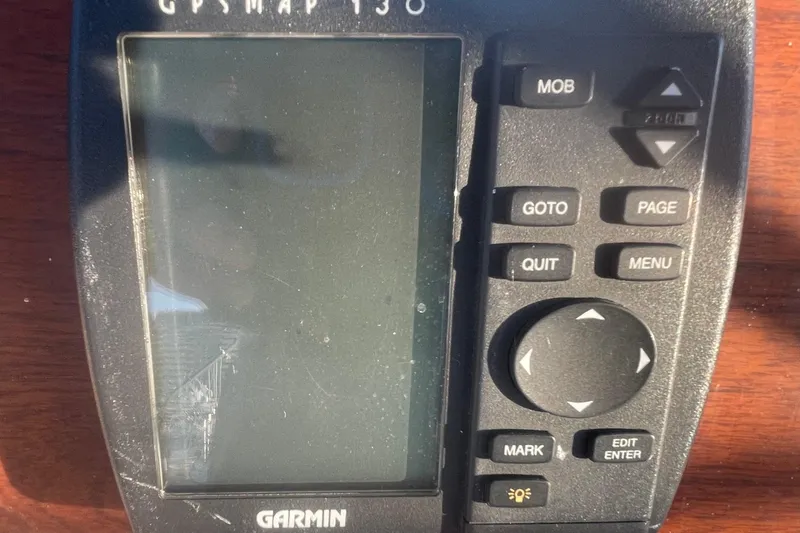 Slide: The Image of Garmin GPSMAP 130 device on a 1986 Tung Hwa aft cabin boat. - 44