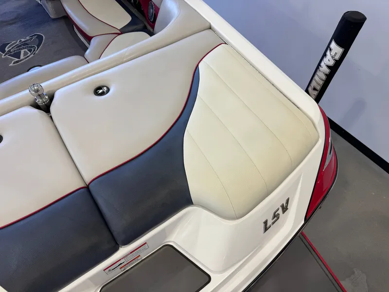 Slide: The Image of Rear view of a 2012 Malibu Wakesetter 23 LSV boat. - 11