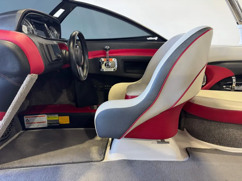 Slide: The Image of Interior of a 2012 Malibu Wakesetter 23 LSV boat. - 23