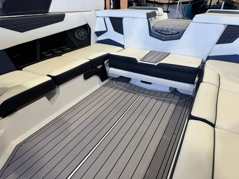Slide: The Image of Interior of the 2023 Nautique Super Air Nautique S23 boat. - 15