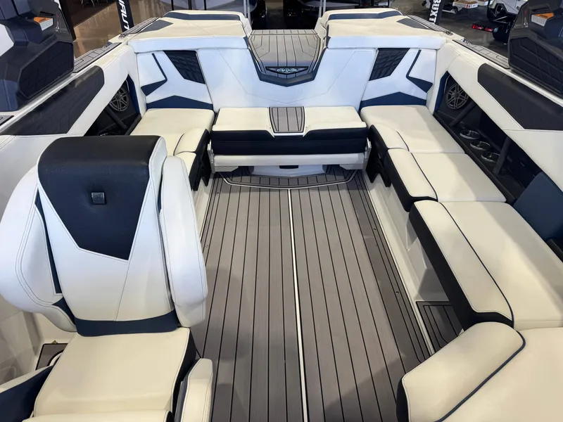 Slide: The Image of Interior of the 2023 Nautique Super Air Nautique S23 boat. - 22