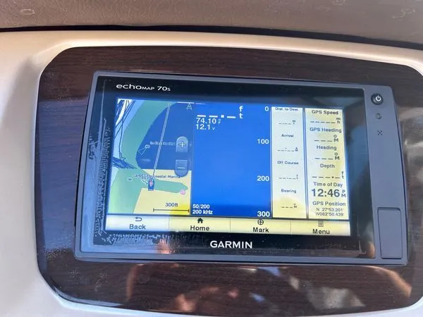 Slide: The Image of Garmin Echomap 70s on 2014 Chaparral 244 Sunesta boat. - 32