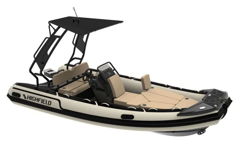 Slide: The Image of Manufacturer Provided Image: 2025 Highfield Sport 520 boat with sleek design and modern features. - 2
