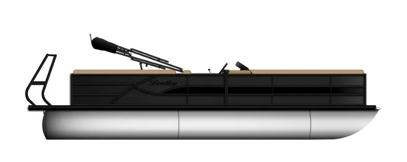 The Image of 2026 Bentley Pontoons Legacy 223 SPORT3 Navigator, sleek design, side view. - 0