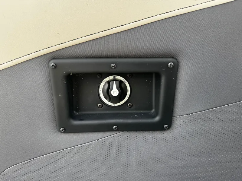 Slide: The Image of Close-up of a switch on Barletta C22UC boat, 2022 model. - 19