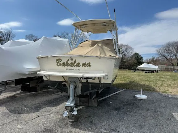 Slide: The Image of 2004 Albemarle 268 Express Fisherman boat parked outdoors. - 7