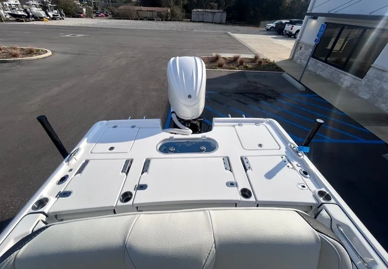 Slide: The Image of Rear view of 2026 Tidewater 2500 Carolina Bay boat. - 12