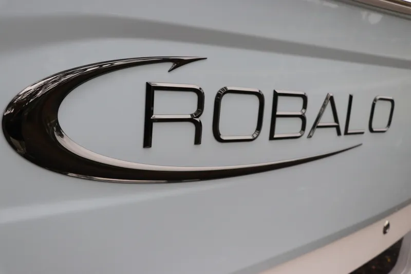 Slide: The Image of Robalo R180 Center Console 2026 logo on boat exterior. - 8