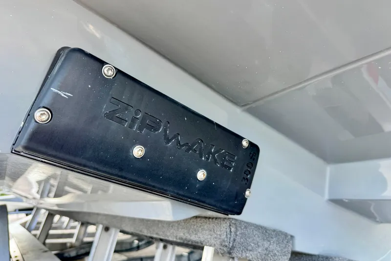 Slide: The Image of Zipwake interceptor on 2027 Scout 288 Dorado boat, enhancing stability and performance. - 45