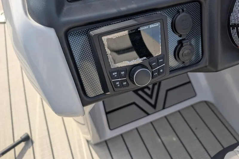 Slide: The Image of Dashboard of 2022 Viaggio 23 S with Rockford Fosgate audio system and controls. - 14