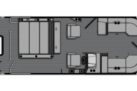 Slide: The Image of 2023 Bentley Legacy 223 SB floor plan, showcasing seating and layout design. - 3