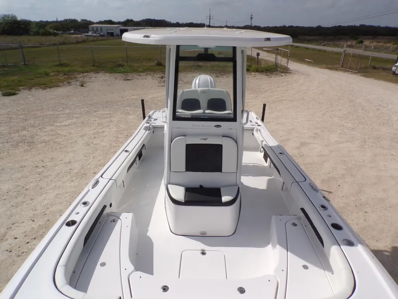 Slide: The Image of 2026 Tidewater 2500 Carolina Bay boat on sandy ground. - 3