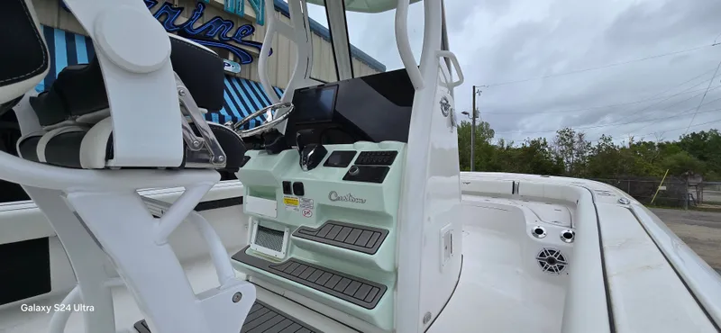Slide: The Image of Interior view of the 2026 Tidewater 2500 Carolina Bay boat. - 7