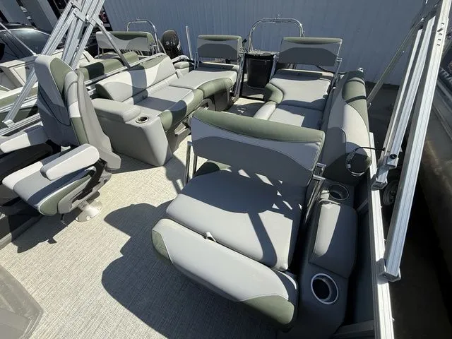 Slide: The Image of 2026 Tahoe LTZ Quad Lounger with luxurious seating and modern design. - 12