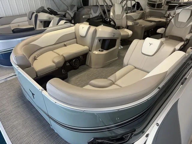 Slide: The Image of 2026 Tahoe LTZ Quad Lounger with luxurious interior seating. - 5