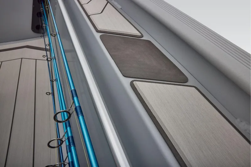 Slide: The Image of 2026 Tracker Bass Tracker Classic CC with fishing rod holder. - 41